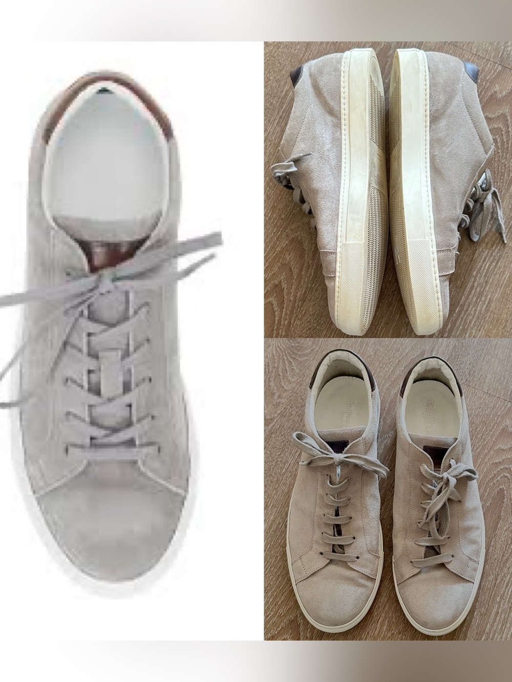 To Boot New York Adam Derrick Men's Gray Suede Casual Sneaker Size 13 Italy